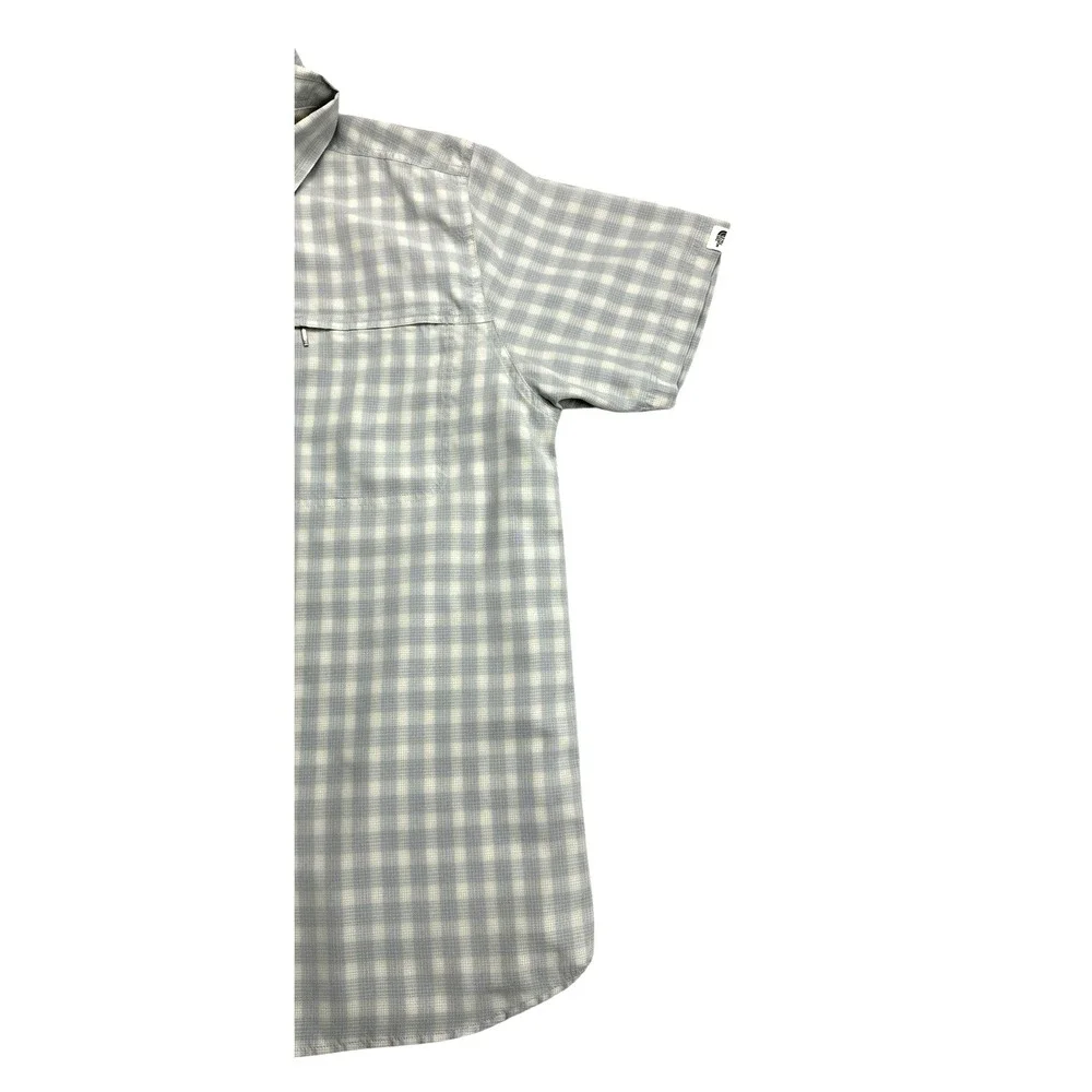 The North Face Men's Performance Short Sleeve Gingham‎ Shirt – Modal Blend, XL